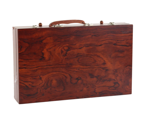 Art Set in a Wooden Suitcase 123 Elements