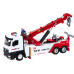 Truck With Crane Two Metal Hooks Red And White Lights Sounds