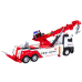 Truck With Crane Two Metal Hooks Red And White Lights Sounds