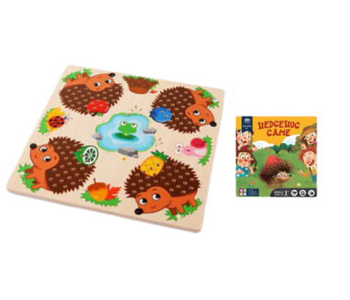 Hedgehog Board Game Logical Learning to Count Wooden