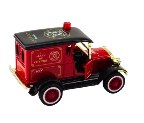 Fire Truck Classic 1:36 Drive Lights Sounds Red