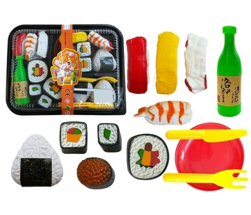 Children's Sushi Set with Cutlery