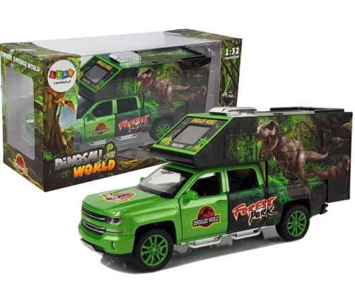 Camper with Dinosaurs Green