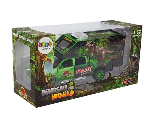 Camper with Dinosaurs Green