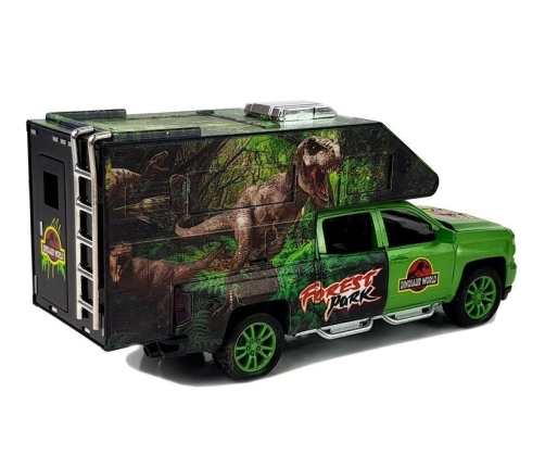 Camper with Dinosaurs Green