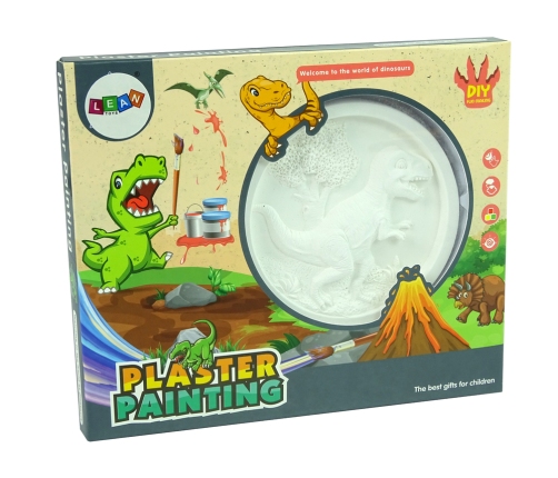 Painting Paint Casting Plaster Dinosaur Stand