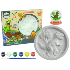 Painting Paint Casting Plaster Dinosaur Stand