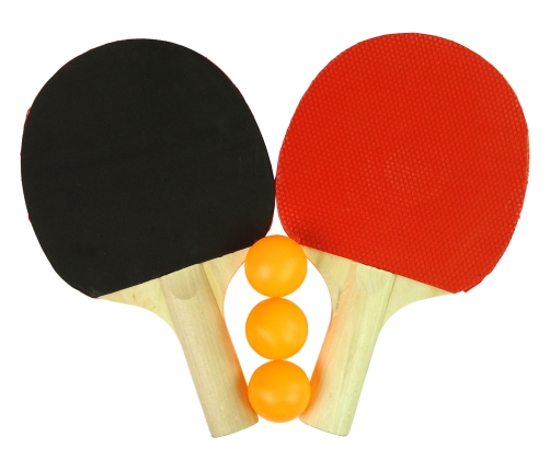 Wooden Ping Pong Sticks 3 Balls Cover