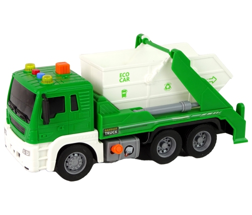 Rubbish truck Segregation Green friction Drive 1:16