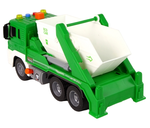 Rubbish truck Segregation Green friction Drive 1:16