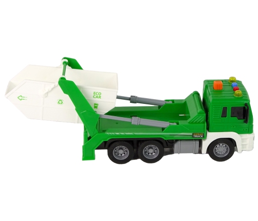 Rubbish truck Segregation Green friction Drive 1:16