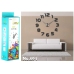 3D DIY Clock Wall Art Design Large Mirror Decoration Sticker