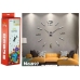 3D DIY Clock Wall Art Design Large Mirror Decoration Sticker