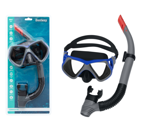 Diving Set Black Mask Snorkel Bestway 24069