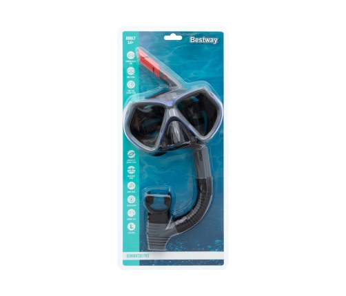 Diving Set Black Mask Snorkel Bestway 24069