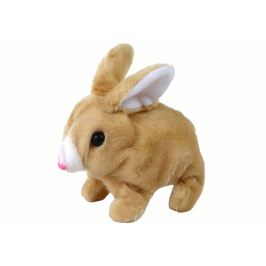 Walking Bunny Interactive Toy Short Hair Beige