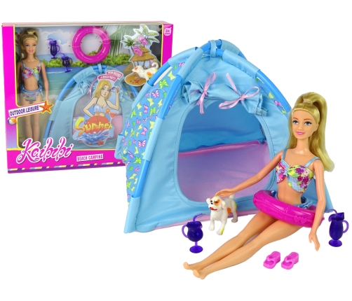 Set Doll Camping Tent Accessories