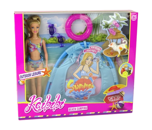 Set Doll Camping Tent Accessories