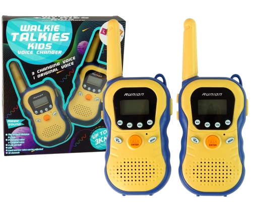 Walkie Talkies for Kids Yellow