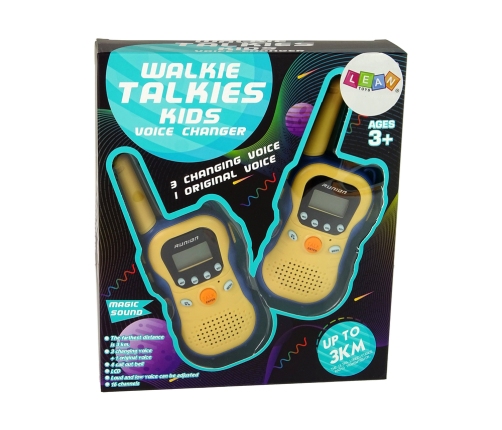 Walkie Talkies for Kids Yellow