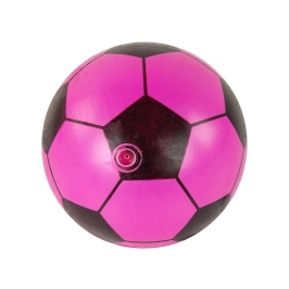 Ball Pink Black Rubber Large 23 cm Light