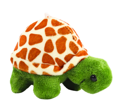 Plush Turtle 10 cm Brown Mascot Keychain