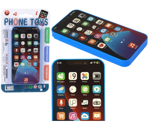 Children's Phone With Light and Music Blue