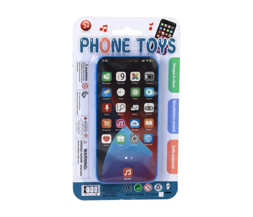 Children's Phone With Light and Music Blue