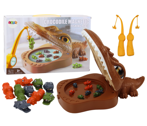 Crocodile Fishing Game Magnetic Brown Crocodile