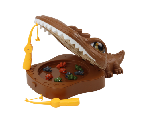 Crocodile Fishing Game Magnetic Brown Crocodile