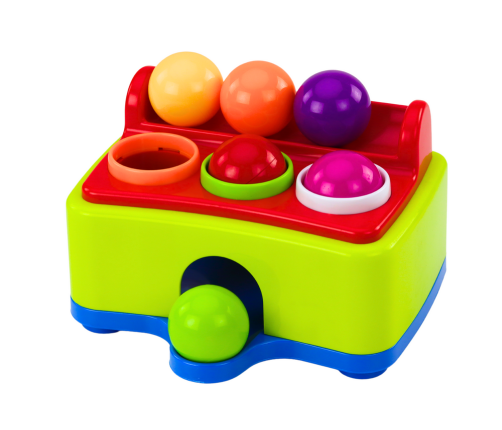 Interactive Toy for Toddlers, Hammering Balls, Colorful