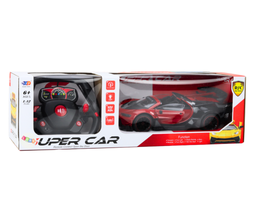 RC Sports Car 1:12 Opening Door Red