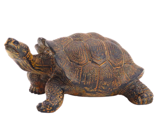 Collectible Figurine Turtle Reptile Terrestrial Black A