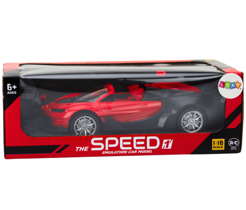 Toy Car Remote Controlled Sports Car RC 1:18 Red