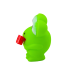 Rubber Frog With Retractable Tongue Green 7CM