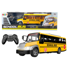 Remote Controlled School Bus RC Lights Yellow