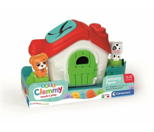 Sensory Farm House With Clementoni Blocks 17767