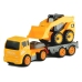 Two Construction Vehicles to Disassemble Tools