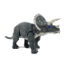 Large Battery Operated Dinosaur Triceratops Gray