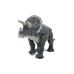 Large Battery Operated Dinosaur Triceratops Gray