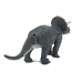 Large Battery Operated Dinosaur Triceratops Gray