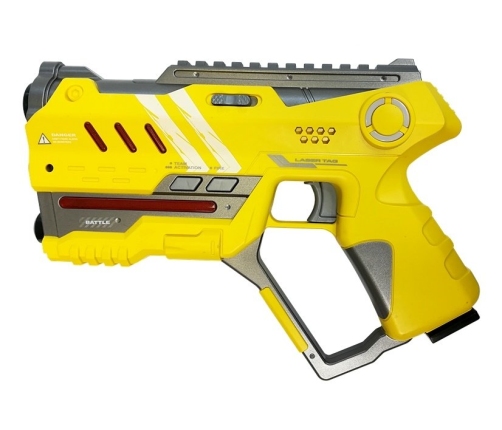 Laser Tag Pistol Set 4 Teams 2 Colors Green Yellow