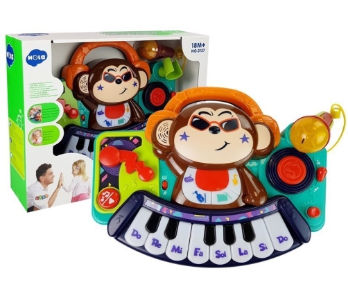 DJ Monkey Interactive Piano for Babies