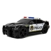 Police Car 1:20 drivetrain friction drive sound Light effects Black