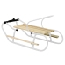 Metal Sled with Backrest Strap White