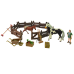 Assembleable Farm Figure Set Wooden Horse Farm