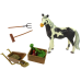 Assembleable Farm Figure Set Wooden Horse Farm