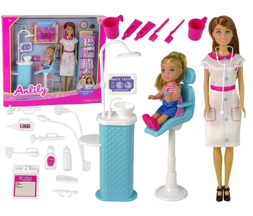 Dentist Dentist Cabinet Doll Set Accessories