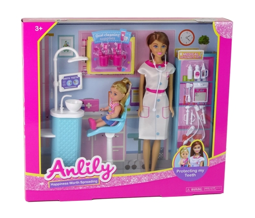 Dentist Dentist Cabinet Doll Set Accessories