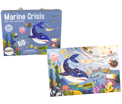 Puzzle For Kids Sea World Jigsaw 60 pieces.